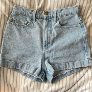 American Apparel denim shorts